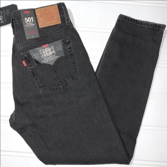 🆕Levi's 501 Premium Distressed Skinny Jeans - Picture 5 of 12